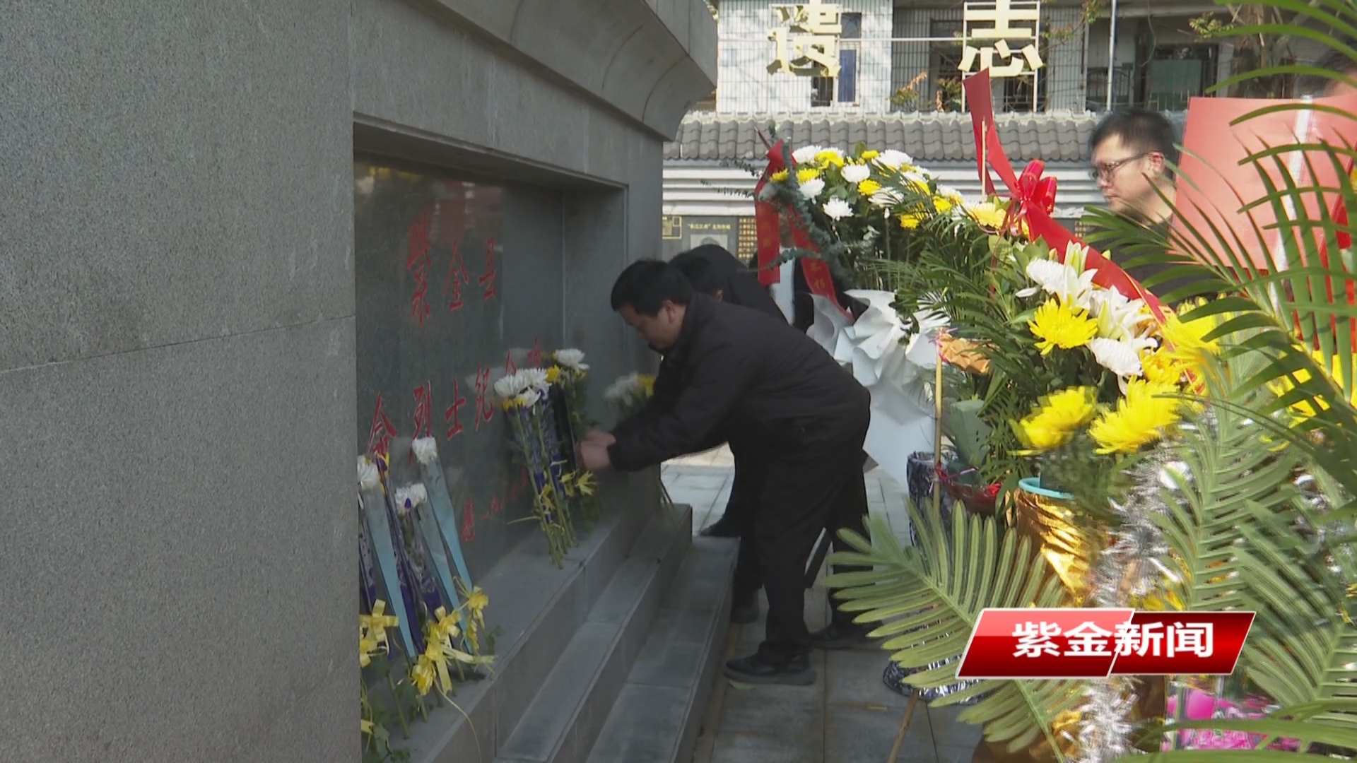 紫金社會各界開展清明祭英烈活動